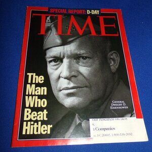 Vintage Time Magazine - Special D-Day Report - Eisenhower - June 6, 1994,